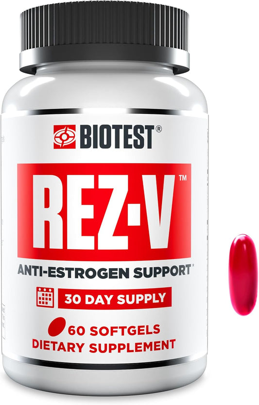 High-Absorption Resveratrol Softgels for Anti-Estrogen Support and Cellular Health - 60 Count