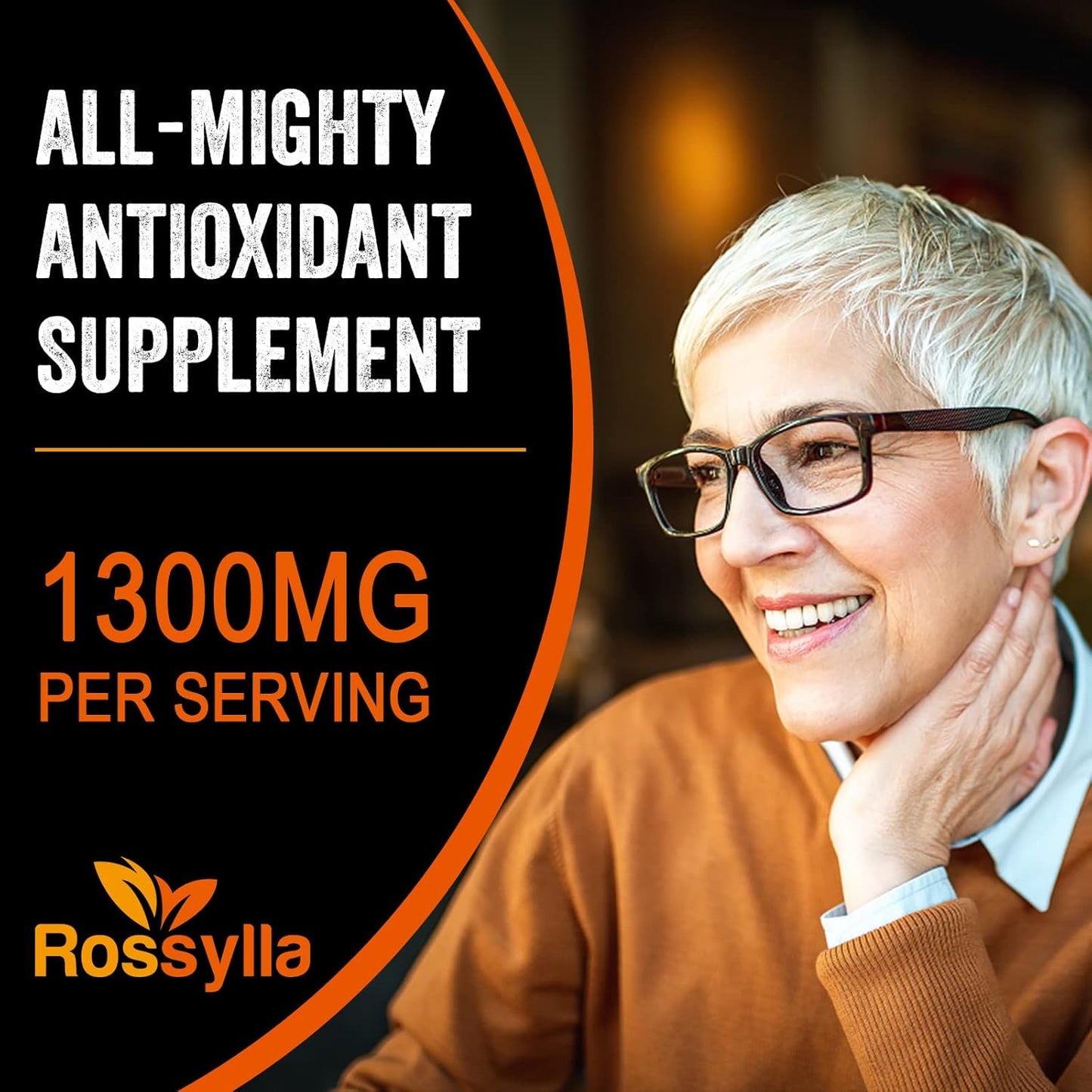 High Absorption Rossylla 1300 MG Liposomal NAD+ Supplement for Aging Defense and Cellular Energy - 360 Count