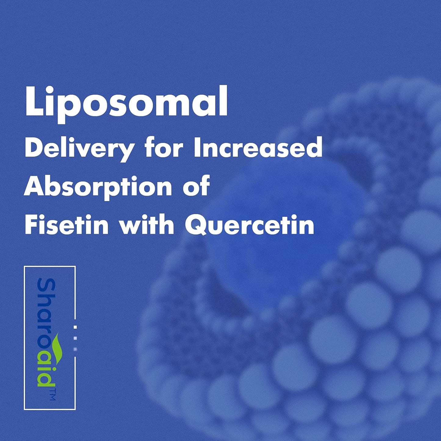 High Absorption Sharoaid Liposomal Fisetin and Quercetin Supplements - 1200 mg - 6 Bottles - 360 Softgels - Non-GMO - Gluten-Free - Polyphenols Antioxidants for Men and Women