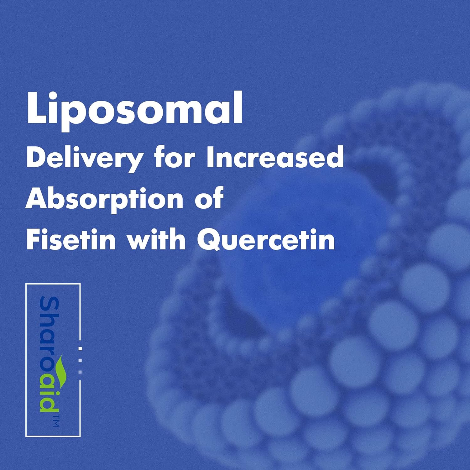 High Absorption Sharoaid Liposomal Fisetin and Quercetin Supplements - 1200 mg - 6 Bottles - 360 Softgels - Non-GMO - Gluten-Free - Polyphenols Antioxidants for Men and Women