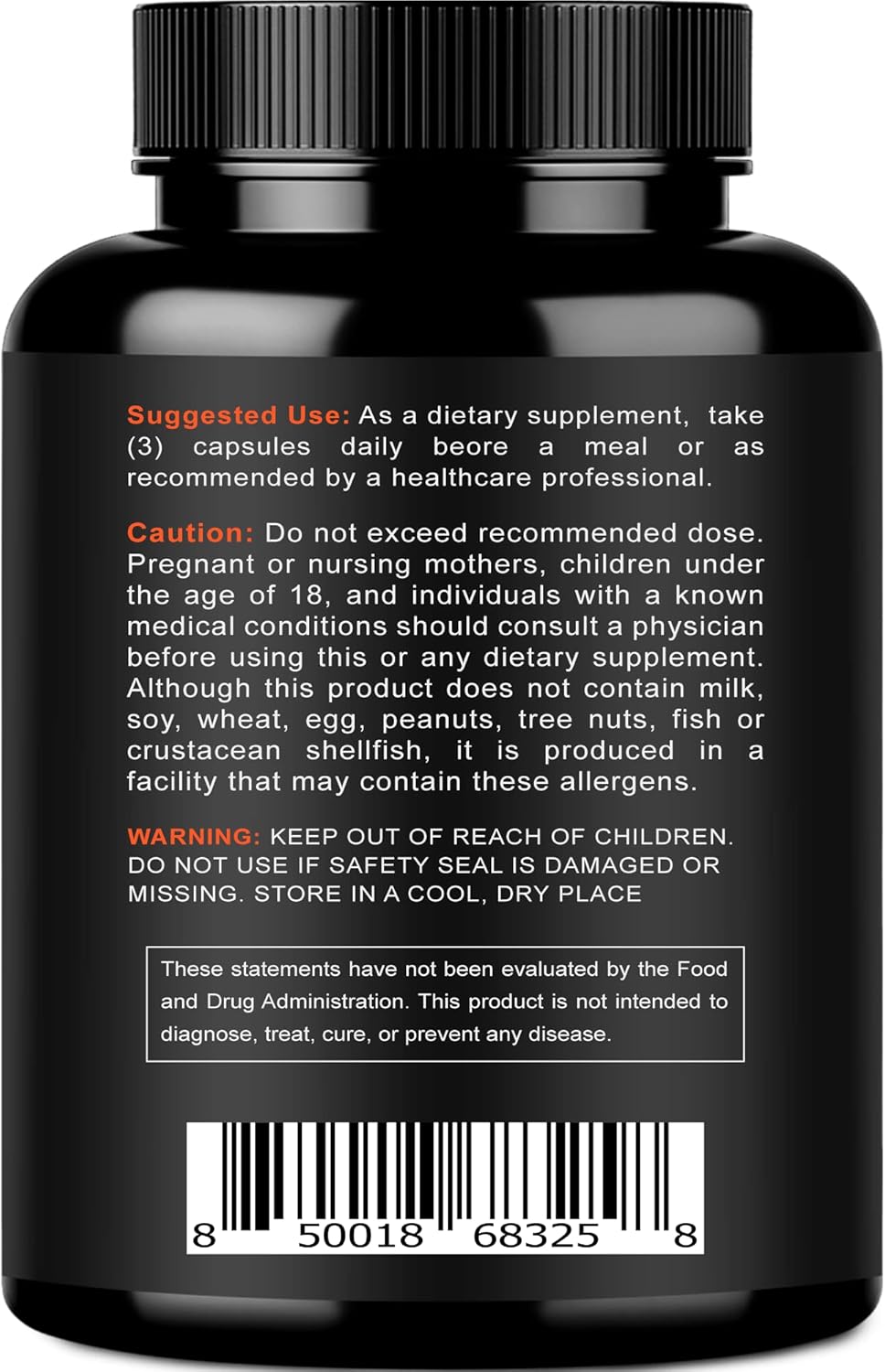 High Absorption Turmeric Curcumin Supplement with BioPerine, Ginger, Black Pepper - Heart Health Support - Non-GMO, Gluten Free - 120 Capsules