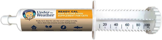 High Calorie Cat Supplement | Under The Weather Pet Ready Cal 100cc | Weight Gainer & Calorie Booster | 10 Vitamins, 7 Minerals, Omega Fatty Acids
