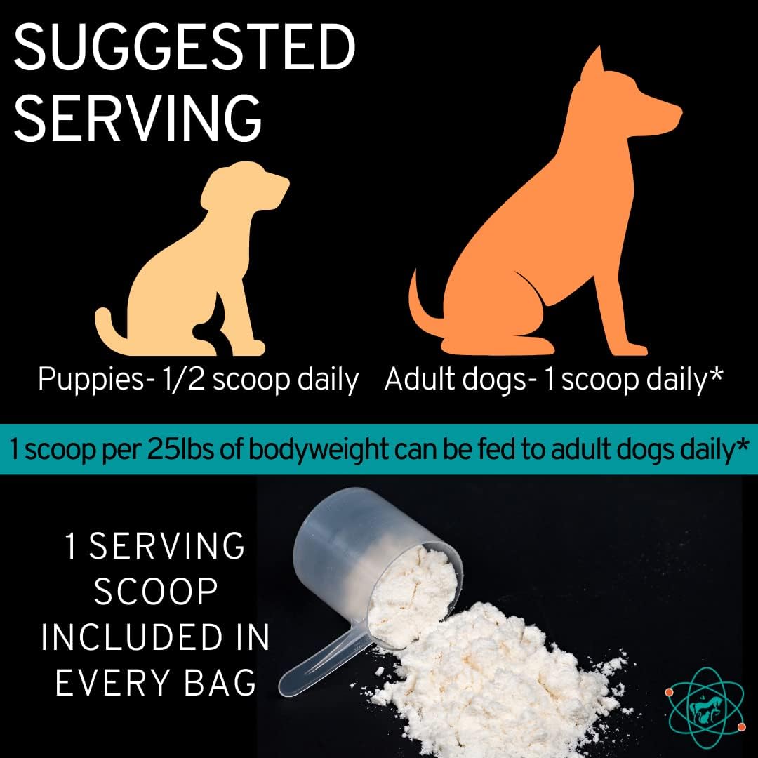 High Calorie Dog Weight Gainer Supplement for Muscle Growth - 45 Servings - Canine Protein Powder - Pet Care Sciences