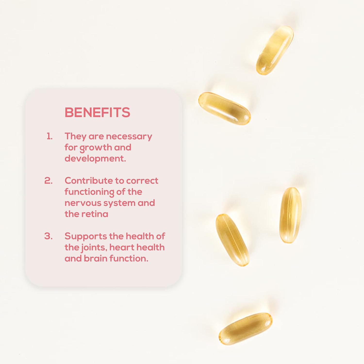 High Concentration Salmon Omega 3 EPA DHA Softgels by CF CARO FIT - 60 Count