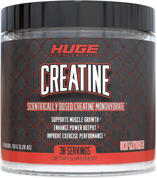 High-Dose Creatine Monohydrate Powder for Muscle Growth and Performance, 5000mg Pure Creatine, 30 Servings