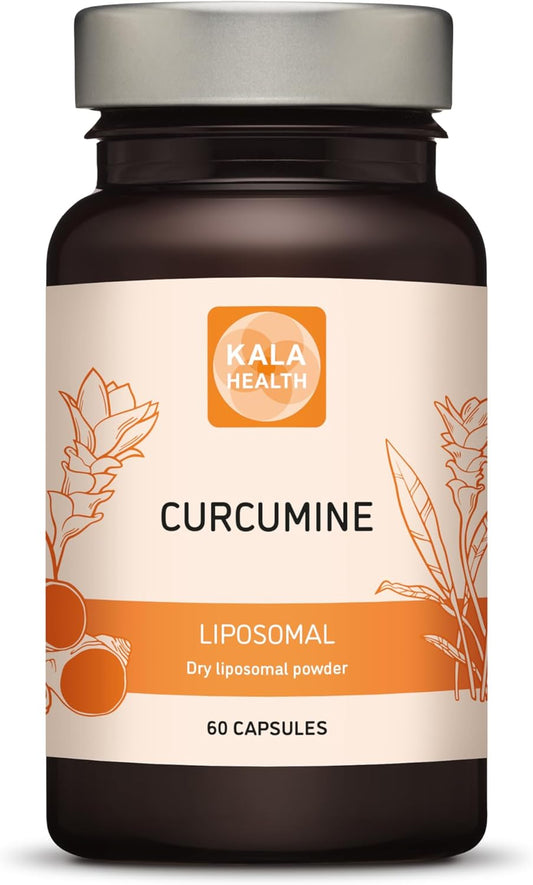 High Dose Liposomal Turmeric Capsules for Maximum Curcumin Absorption - 60 Capsules