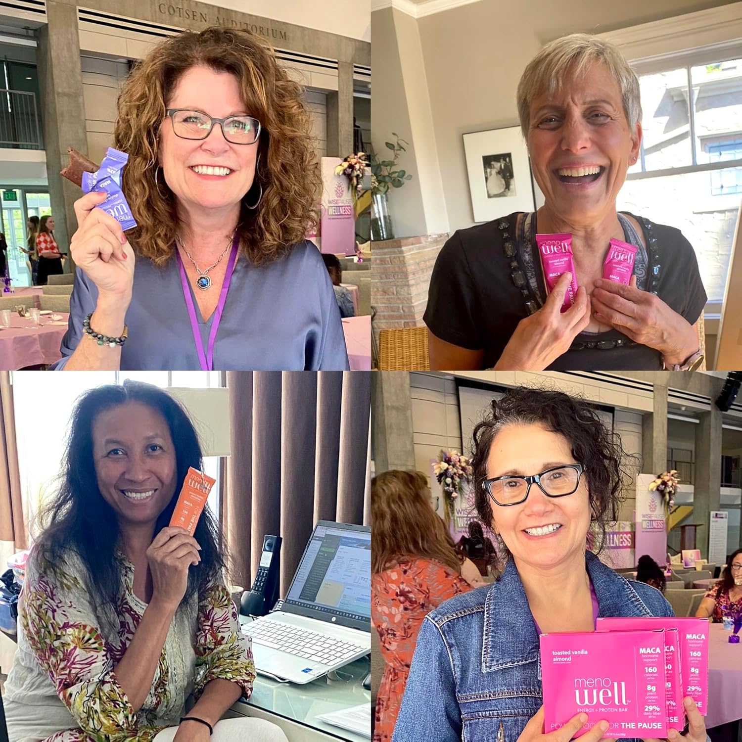 High Fiber and Protein Menopause Energy Bars for Women - Double Chocolate Brownie & Peanut Butter Chocolate (20 Count)