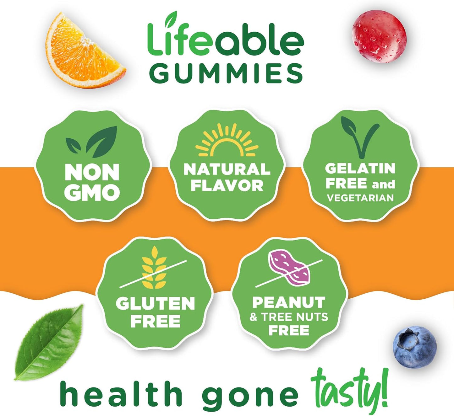 High Fiber Prebiotic Gummies for Digestive Health | 5g Fiber Supplement | Great Tasting Adult Gummies | 90 Count