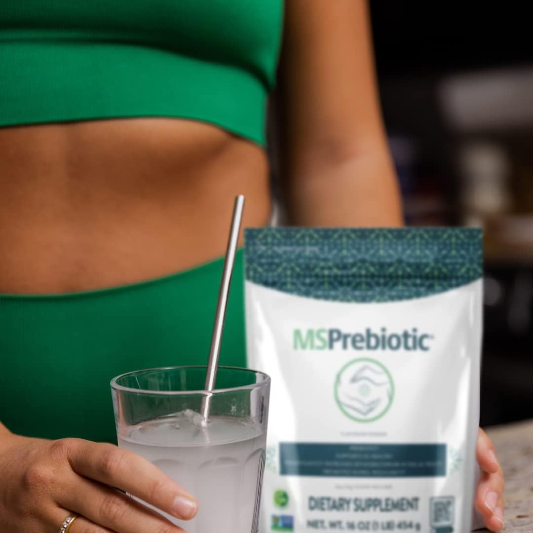 High Fiber Prebiotic Supplement for Gut Health - 16oz Powder - Feed Probiotics - Superfood Source of Soluble Fiber