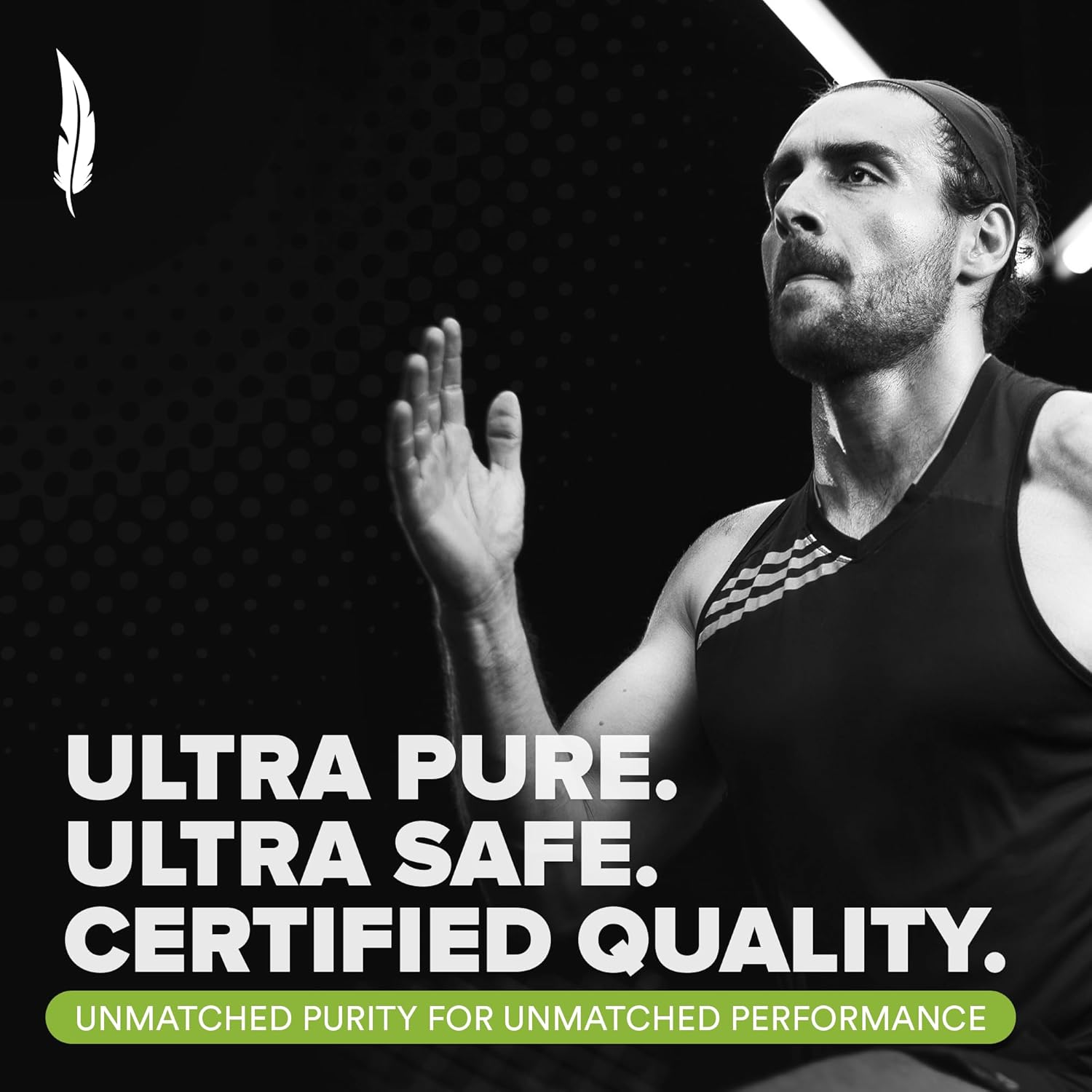 High Performance BIRDMAN High-Purity Unflavored Creatine Monohydrate Powder for Pre-Workout - 300g