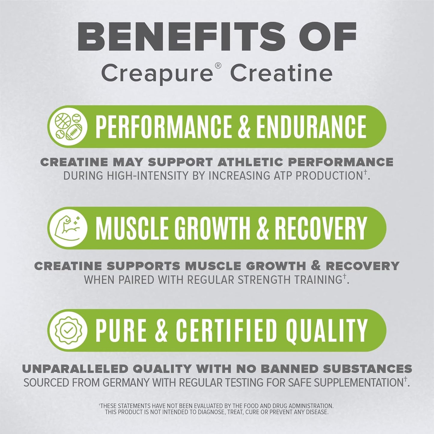 High Performance BIRDMAN High-Purity Unflavored Creatine Monohydrate Powder for Pre-Workout - 300g