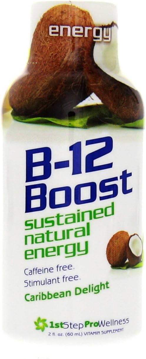 High Performance Fitness B-12 Boost - 12 Pack of 2oz Bottles for Energy Boost and Endurance