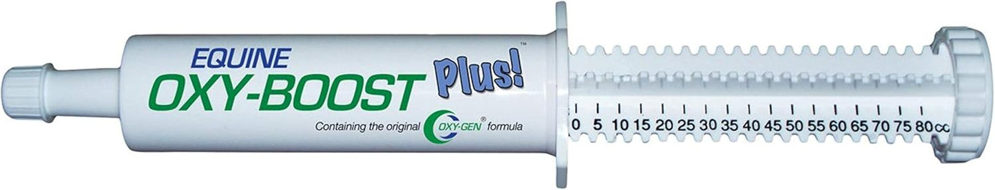 High Performance Horse Probiotic Electrolyte Paste with Vitamin E, Omega 3, Omega 6 | SUPTMAX Oxy-Gen Oxy-Boost 80cc Paste | Made in USA