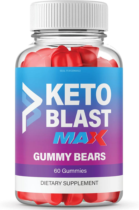 High Performance Ketos Blast Gummies - 60 Max Beans for Optimal Results