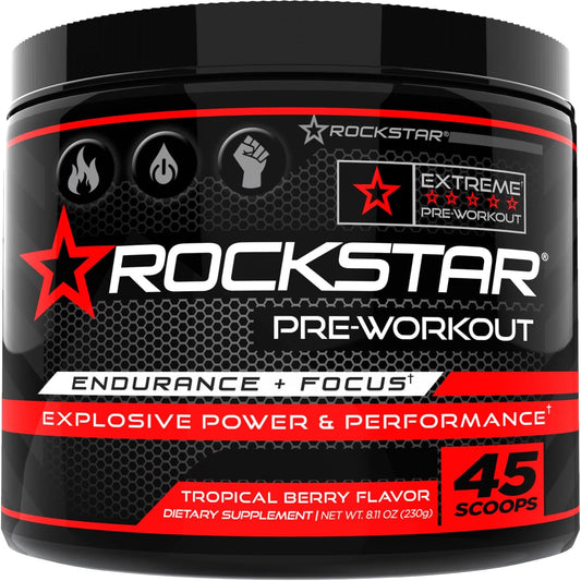 High Performance Pre-Workout Supplement for Focus, Endurance, Power, and Pump with L-Citrulline, L-Arginine, and Creatine - 45 Servings