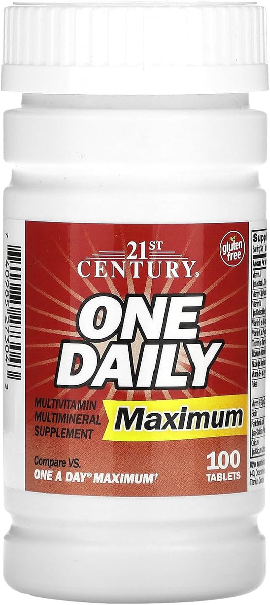 High Potency 21st Century One Daily Multivitamin Supplement - 100 Tablets