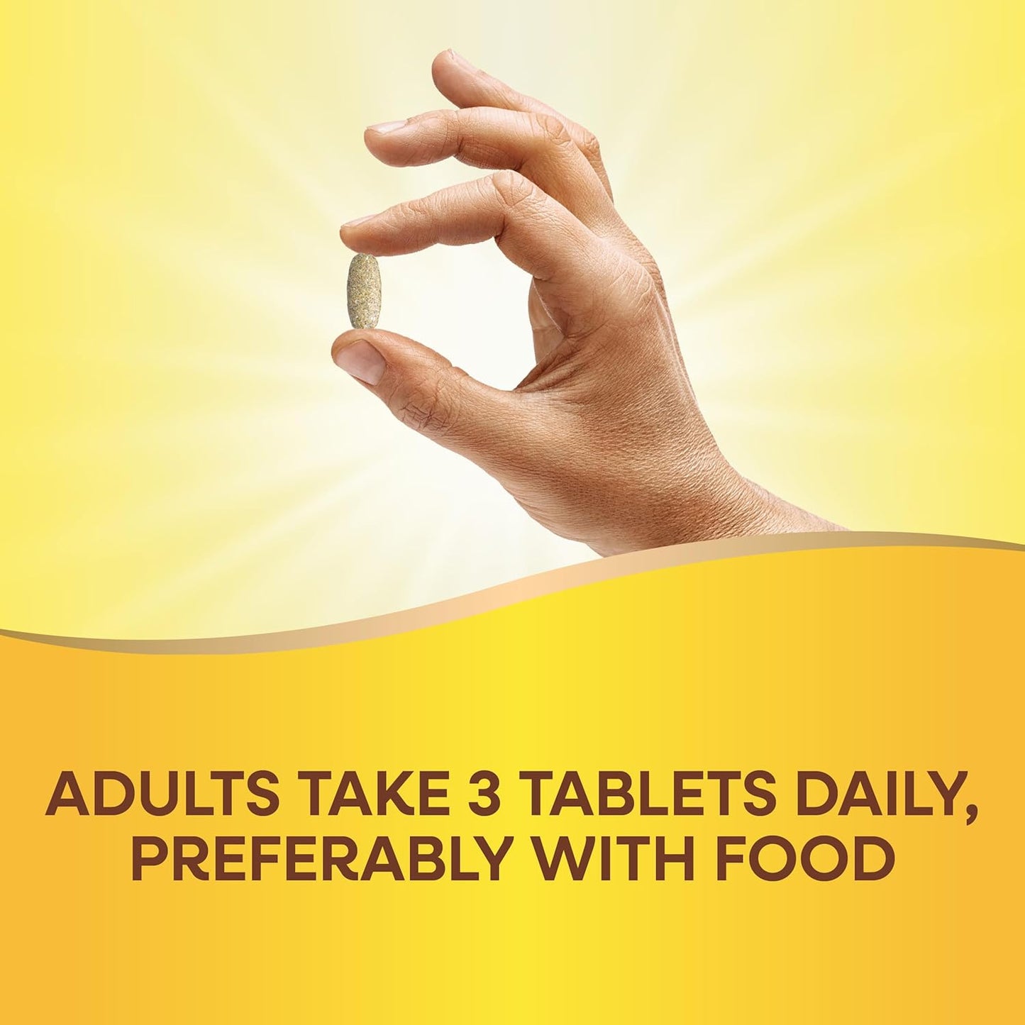 High-Potency Adult Multivitamin with B-Vitamins for Energy, Methylated B12 & Folate, 180 Tablets