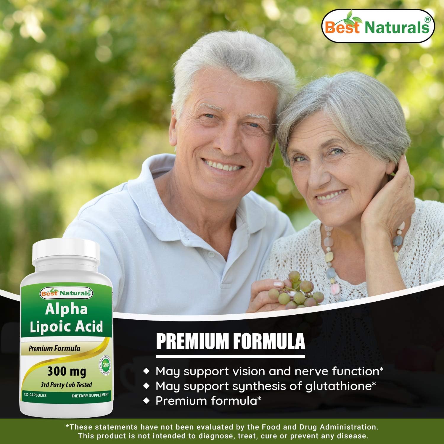 High Potency Alpha Lipoic Acid and Magnesium Glycinate Supplement - 725 mg Combination for Optimal Health
