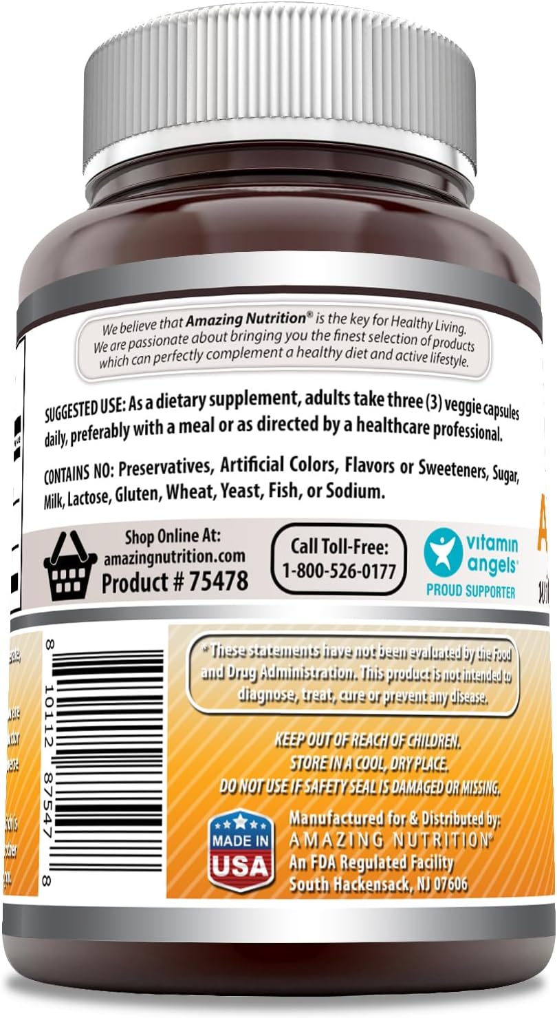 High Potency Ashwagandha Root with Black Pepper Extract Supplement | 2100mg Per Serving | 120 Veggie Capsules | Non-GMO | Gluten-Free | USA Made