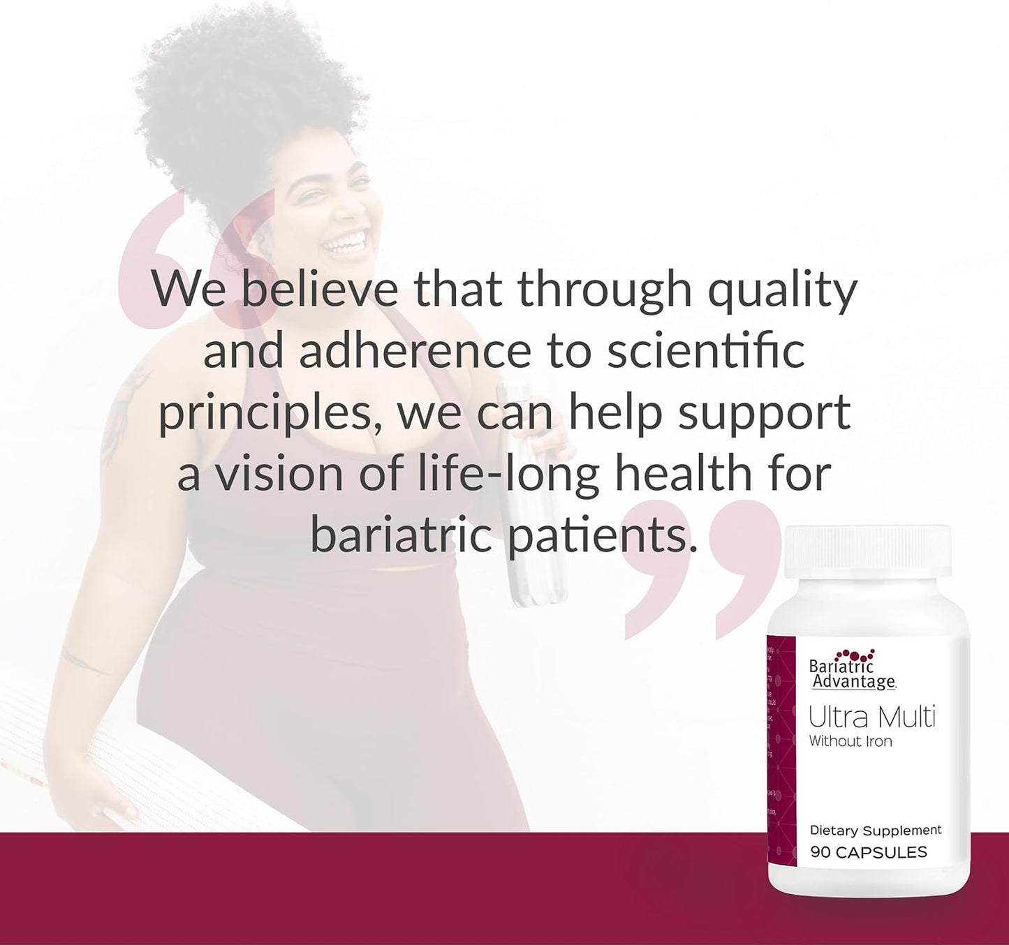 High Potency Bariatric Advantage Ultra Multi Multivitamin - Iron-Free, 90 Capsules