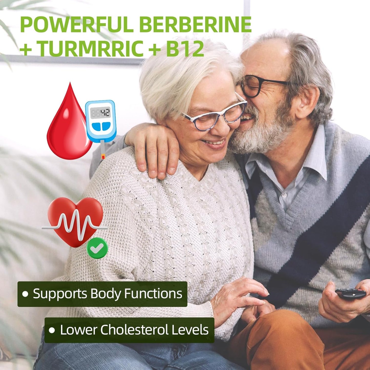 High Potency Berberine Gummies with Ceylon Cinnamon for Immune & Metabolism Support - 120 Count