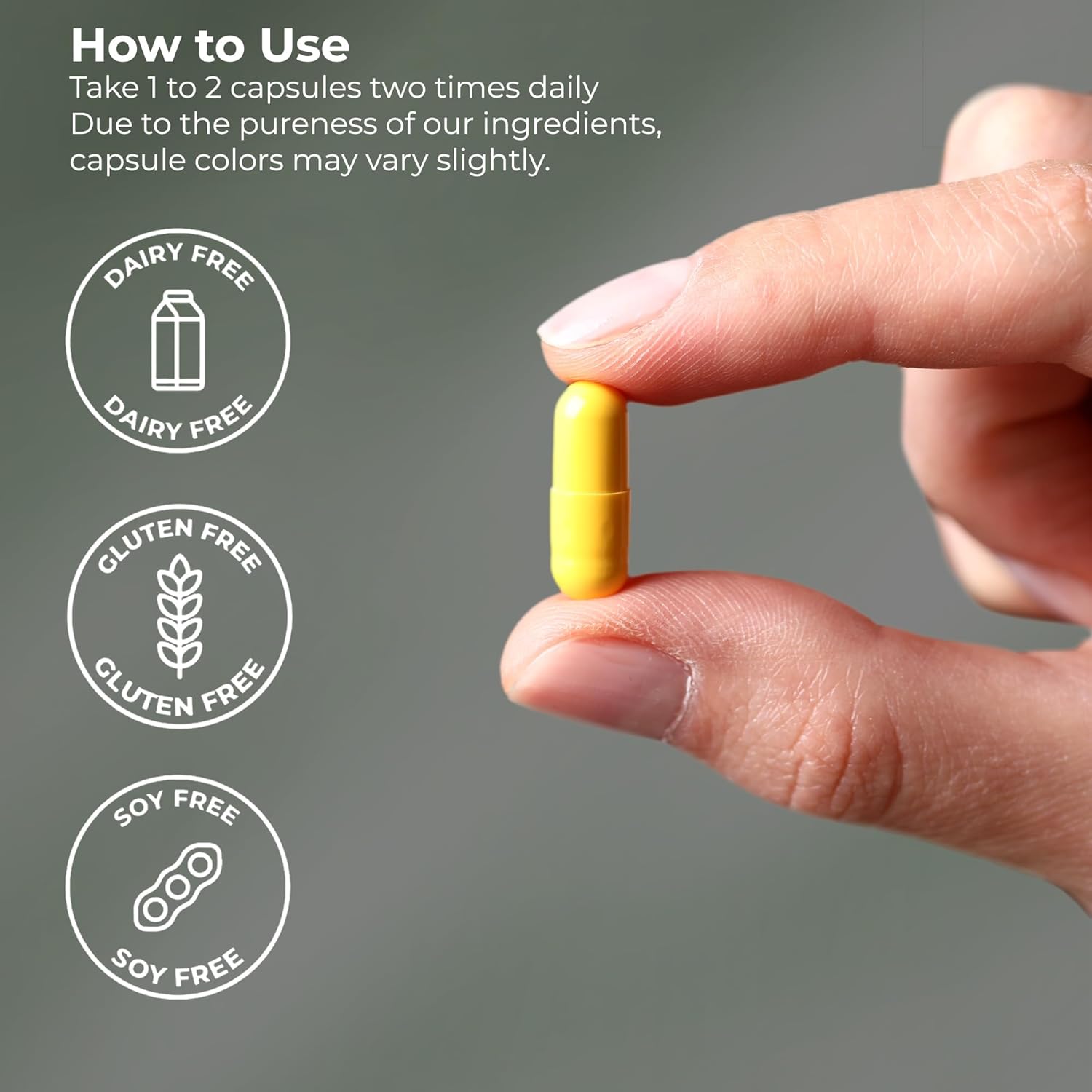High Potency Berberine HCI Root Supplement - 1200mg Per Serving - Heart & Immune Support - Non-GMO & Gluten-Free - 60 Capsules
