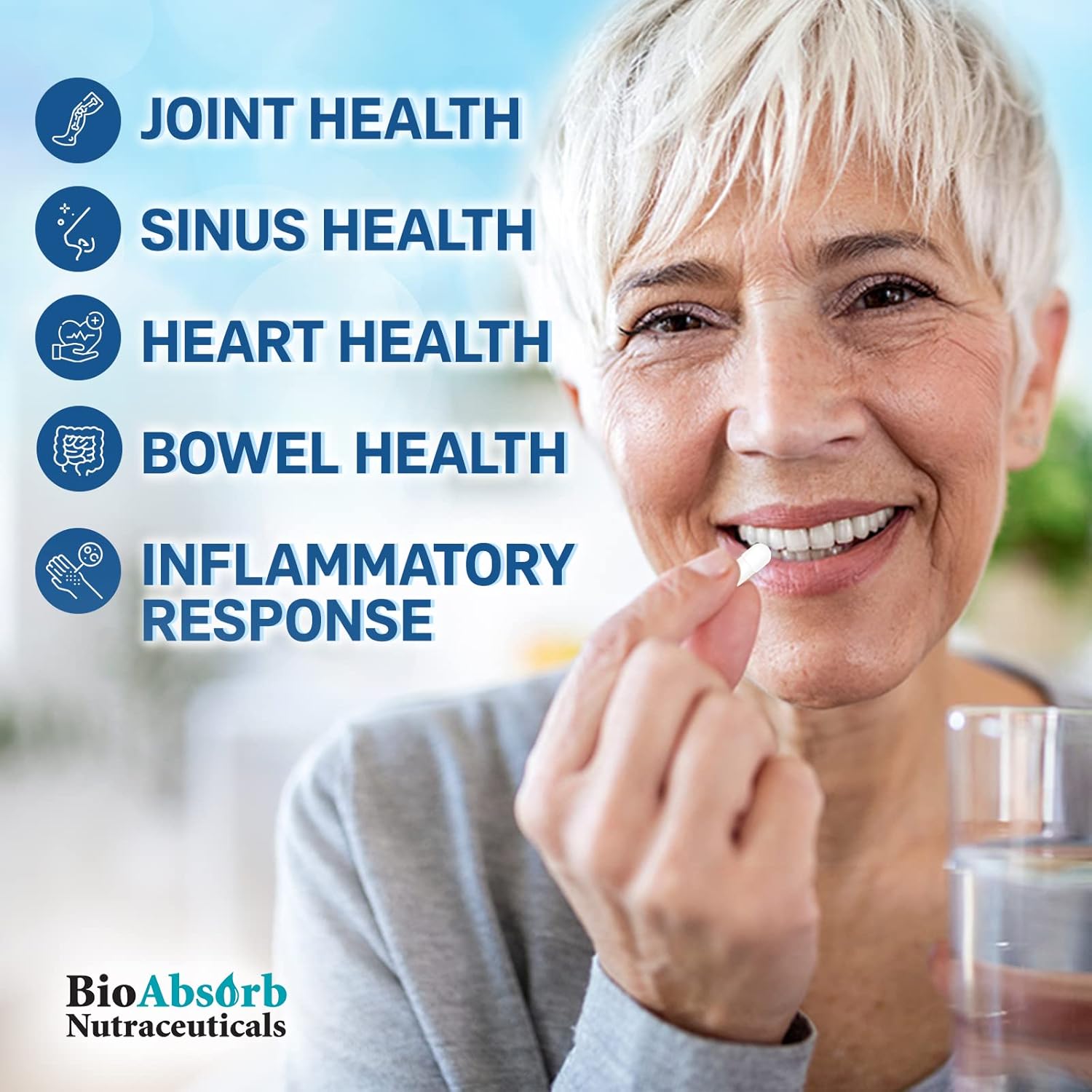 High Potency BioAbsorb Serrapeptase Supplement with 120000 SPU and Delayed Release Formula
