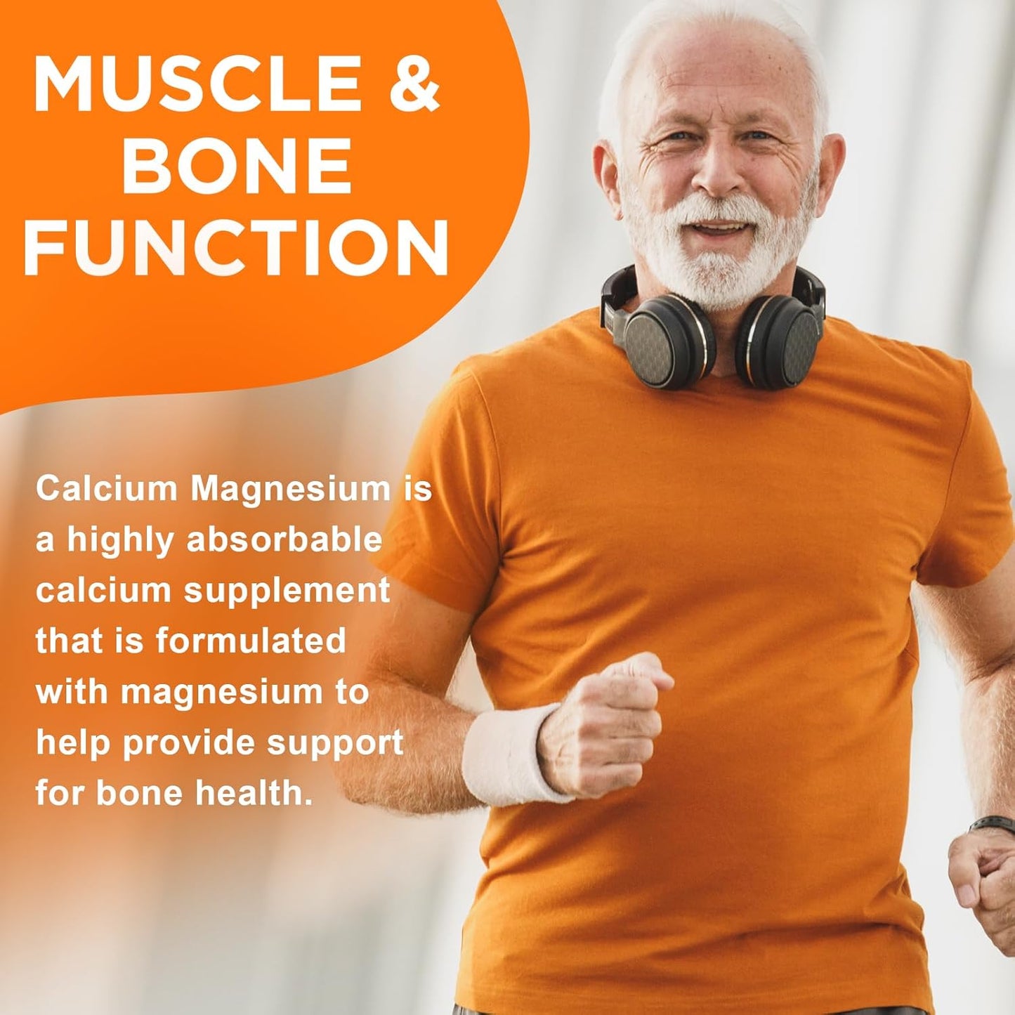 High Potency Calcium Magnesium Zinc Gummies with Vitamin D3 for Bone, Muscle, and Immune Health - 120 Count