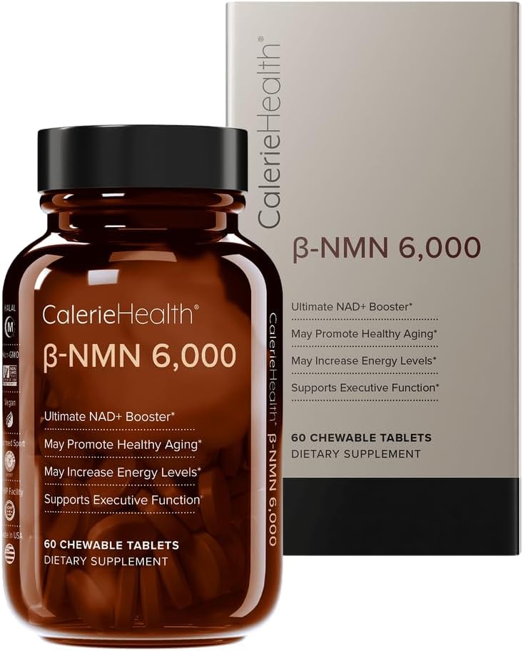 High Potency Caleriehealth β-NMN Supplement - 6,000mg, 30 Tablets