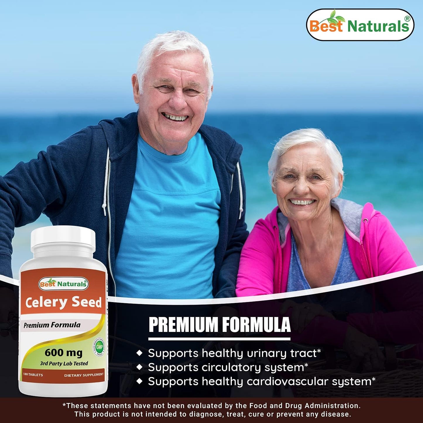High Potency Celery Seed and Alpha Lipoic Acid Supplement - 600 mg each