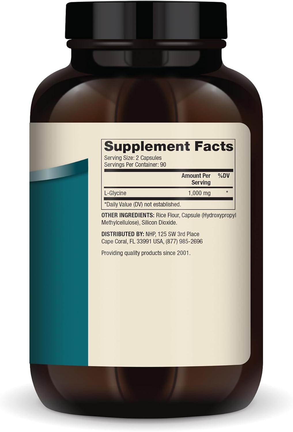 High Potency Dr. Mercola L-Glycine Supplement - 1,000mg, 90 Servings - Supports Mitochondrial Function - Non GMO, Soy & Gluten Free