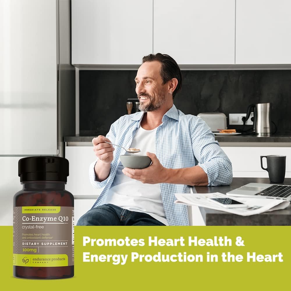 High Potency Endurance Products Co-Enzyme Q10 Softgels with Crystal-Free Formula and Endur-Acin Niacin Supplement