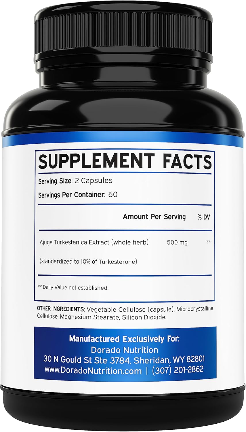 High Potency Epicatechin Extract and Turkesterone Supplement Combo - 120 Capsules Each, 750mg and 500mg Per Serving