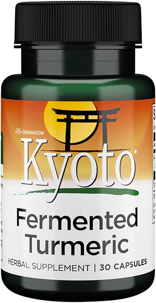 High Potency Fermented Turmeric Capsules - 760mg, 30 Count by Swanson