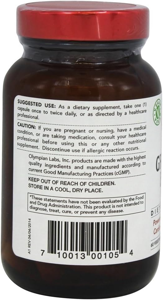High Potency Grape Seed Extract Capsules - 600mg, Heart & Immune Support, 60 Count