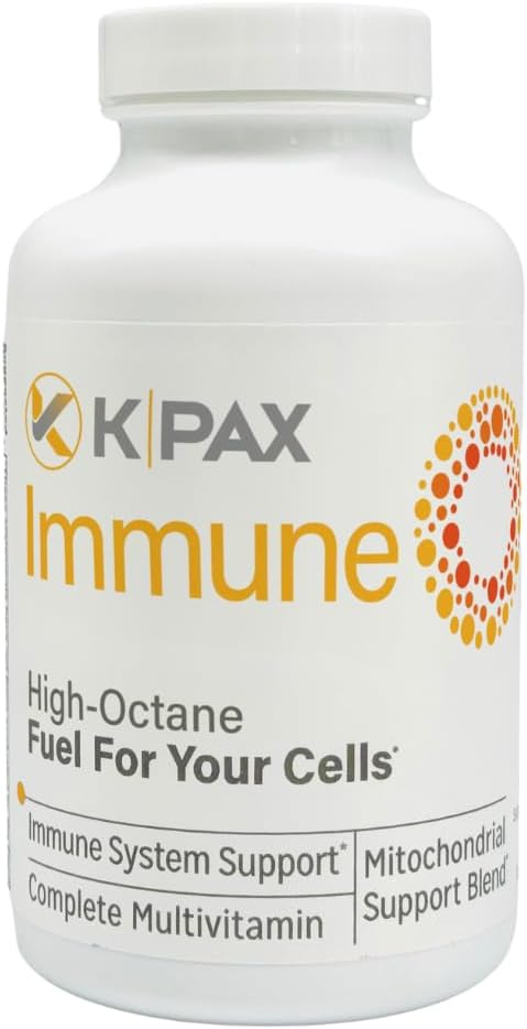 High Potency K*PAX Immune Supplement: Mitochondrial Energy & Antioxidant Multivitamin (120 Tablets)