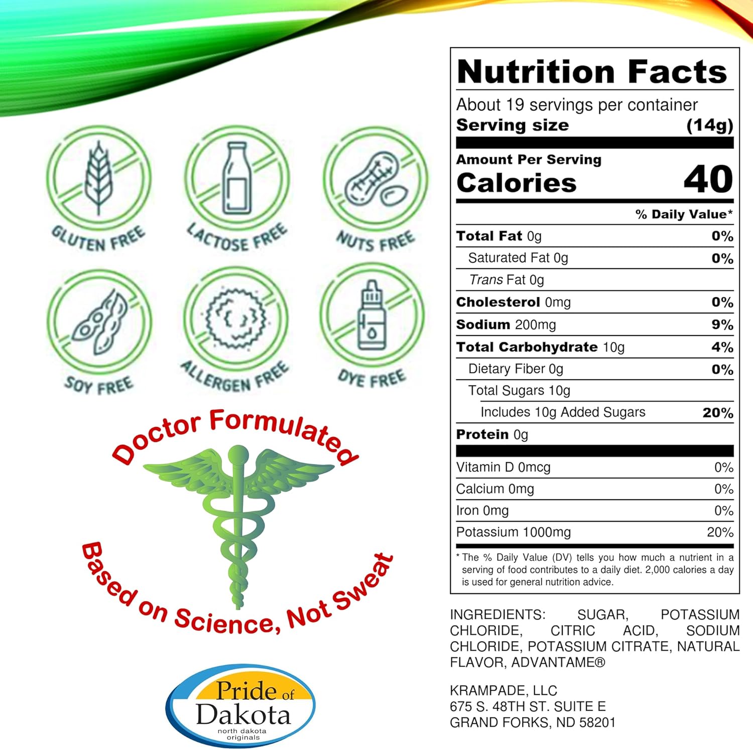 High-Potency Krampade 1Krs Powder Mix | 1000mg Potassium | Hydration & Cramp Relief
