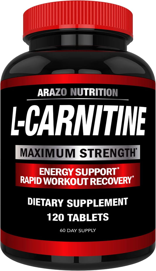 High-Potency L-Carnitine with Calcium for Enhanced Metabolism and Muscle Building - Arazo Nutrition