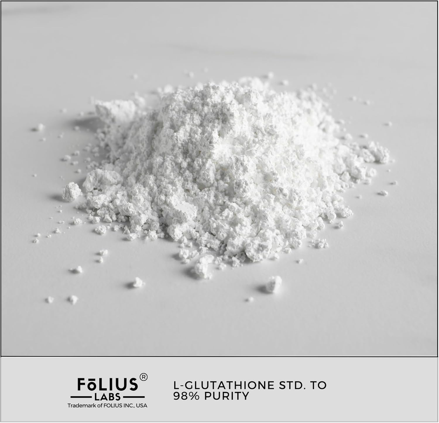 High Potency L-Glutathione Supplement - 500mg Concentrated Formula, 98% Reduced L-Glutathione - 1 Week Trial Pack by FOLIUS LABS