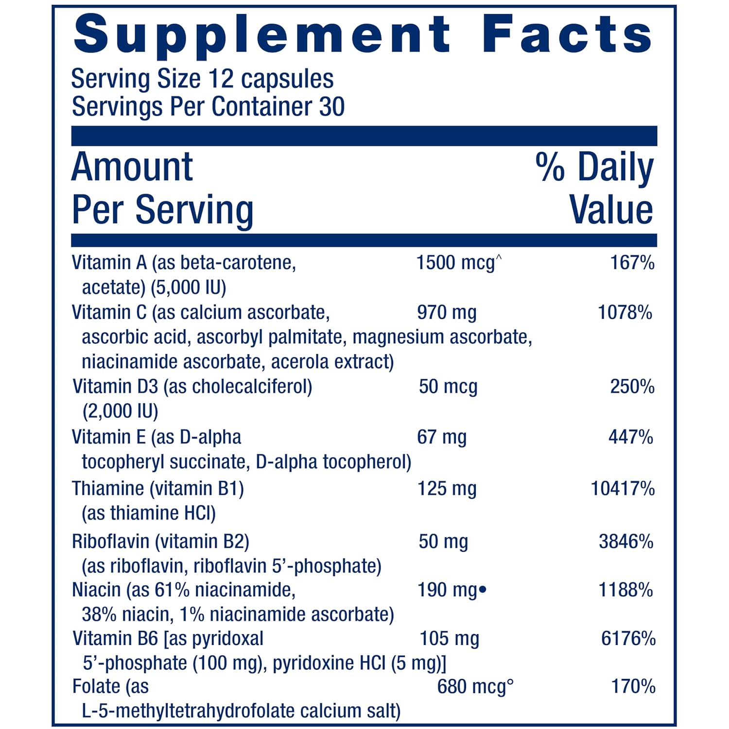 High Potency Life Extension Mix Capsules - Advanced Vitamin & Mineral Formula for Whole-Body Health, Healthy Aging - 360 Capsules, Gluten-Free