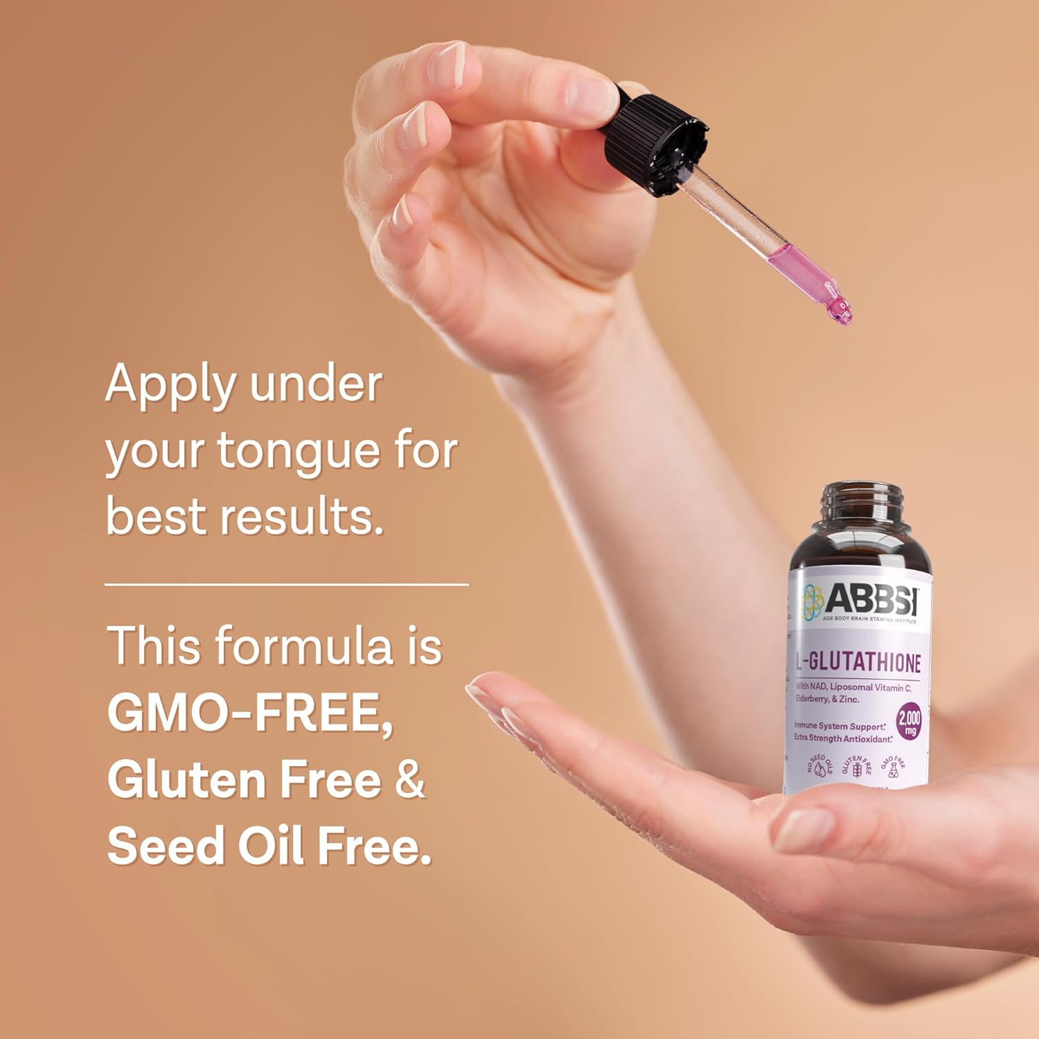 High Potency Liposomal Glutathione Liquid with NAD & Elderberry - 2000MG - Enhanced Absorption - 2 fl oz - Non-GMO, Vegan, Gluten-Free