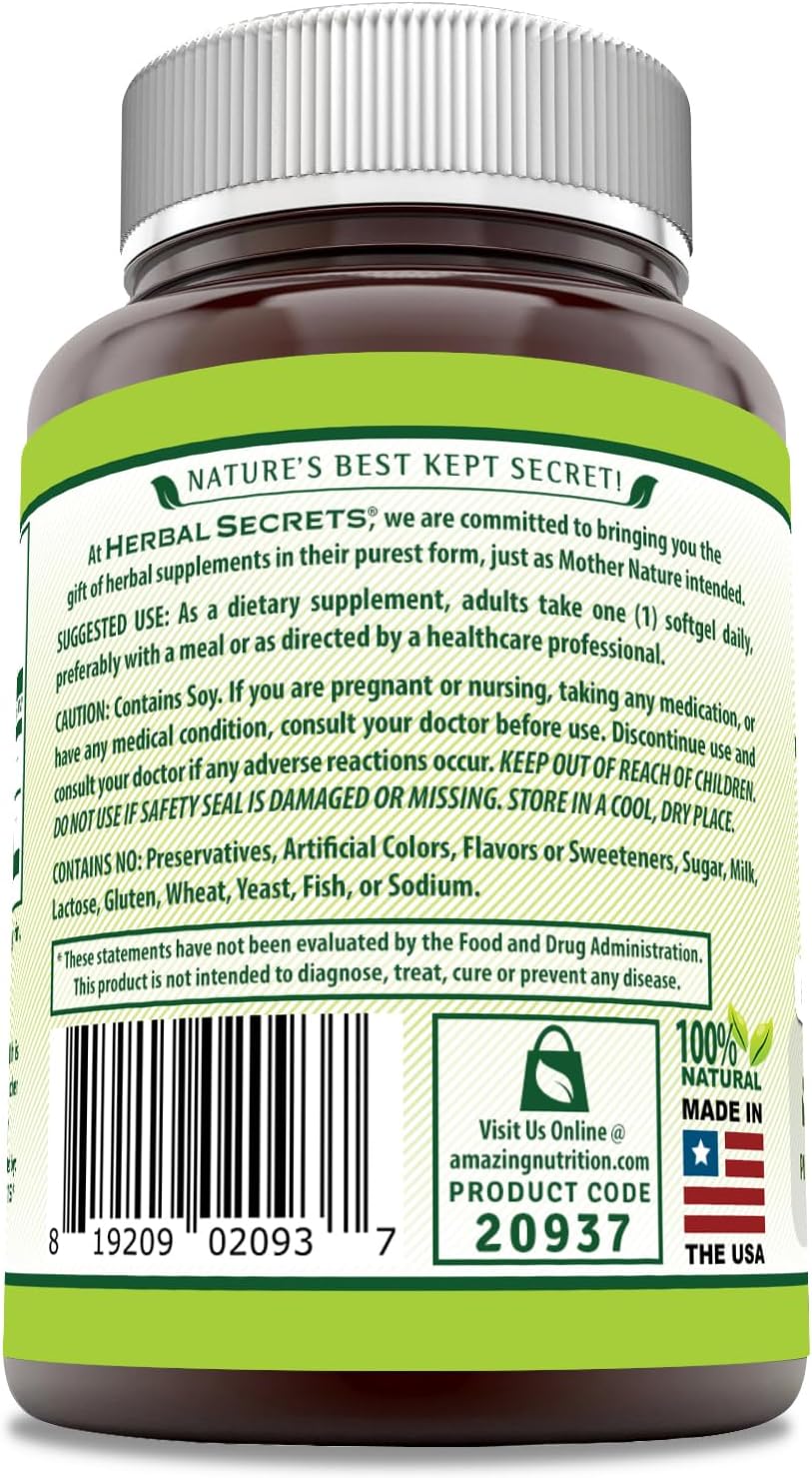 High Potency Lutein with Zeaxanthin Supplement - 40mg Per Serving - 60 Softgels - Non-GMO & Gluten-Free - Made in USA