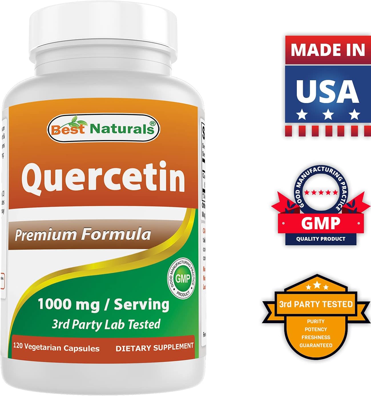 High Potency Magnesium Chloride and Quercetin Supplement - 1520 mg Formula for Enhanced Health