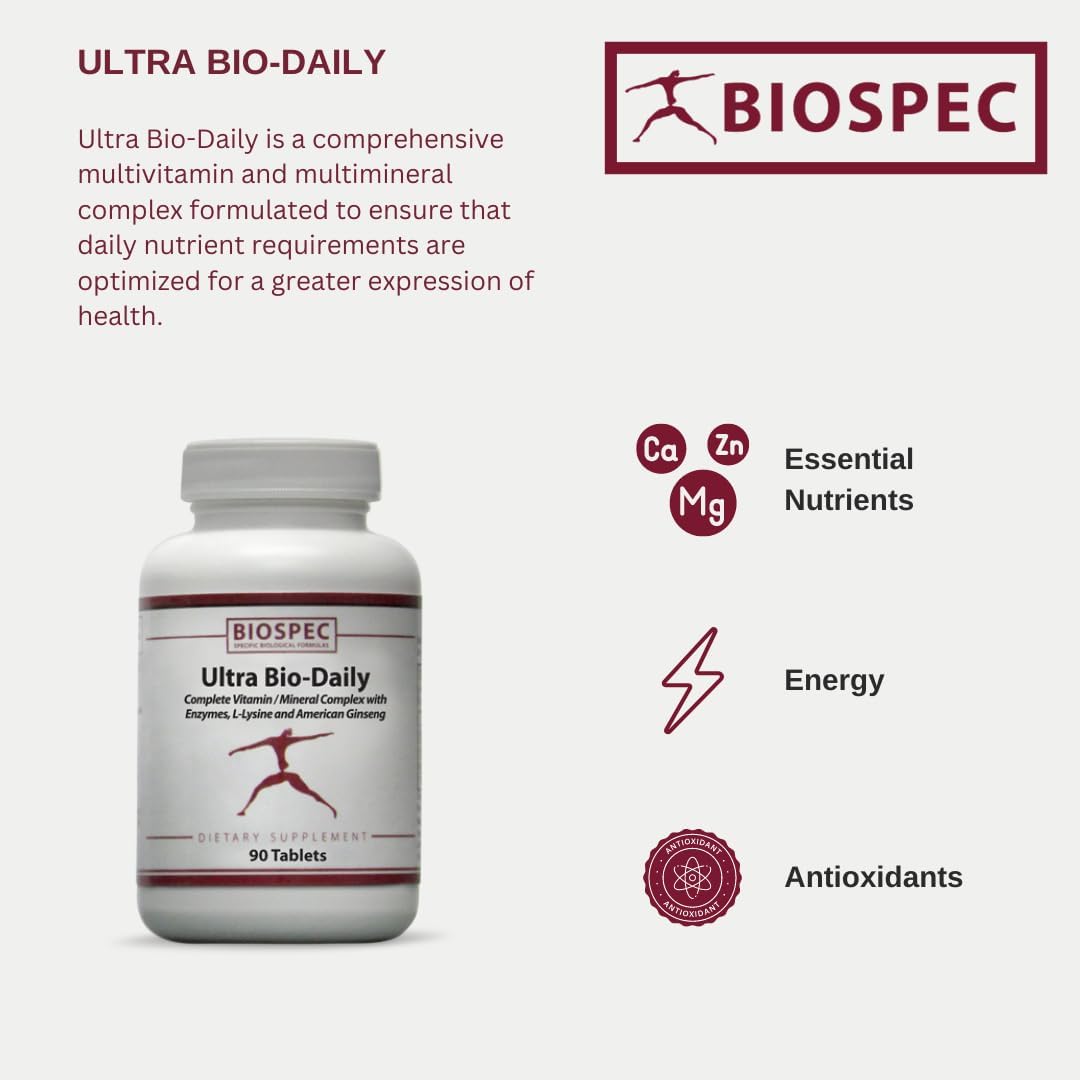 High-Potency Multivitamin Multimineral Complex with Added Nutrient Support by BIOSPEC NUTRITIONALS
