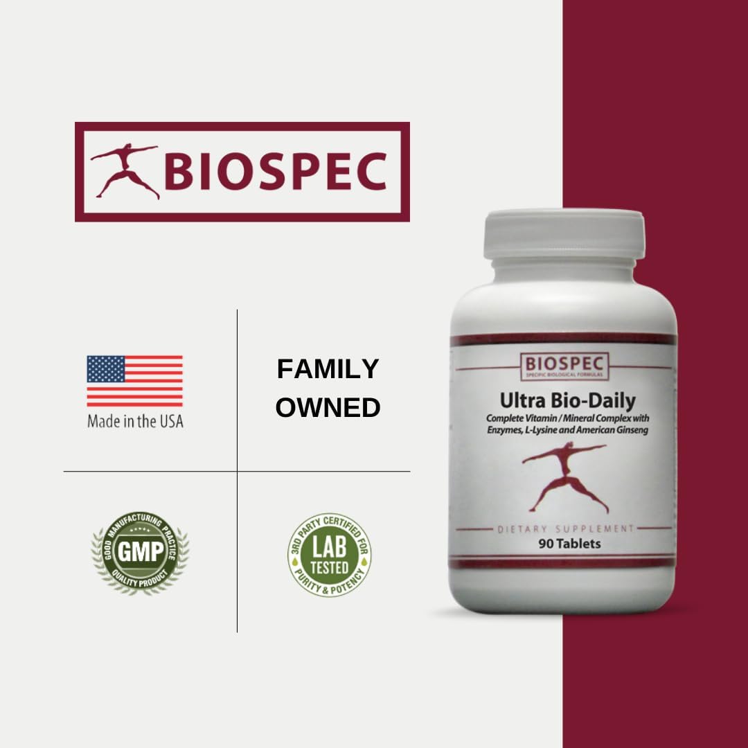 High-Potency Multivitamin Multimineral Complex with Added Nutrient Support by BIOSPEC NUTRITIONALS