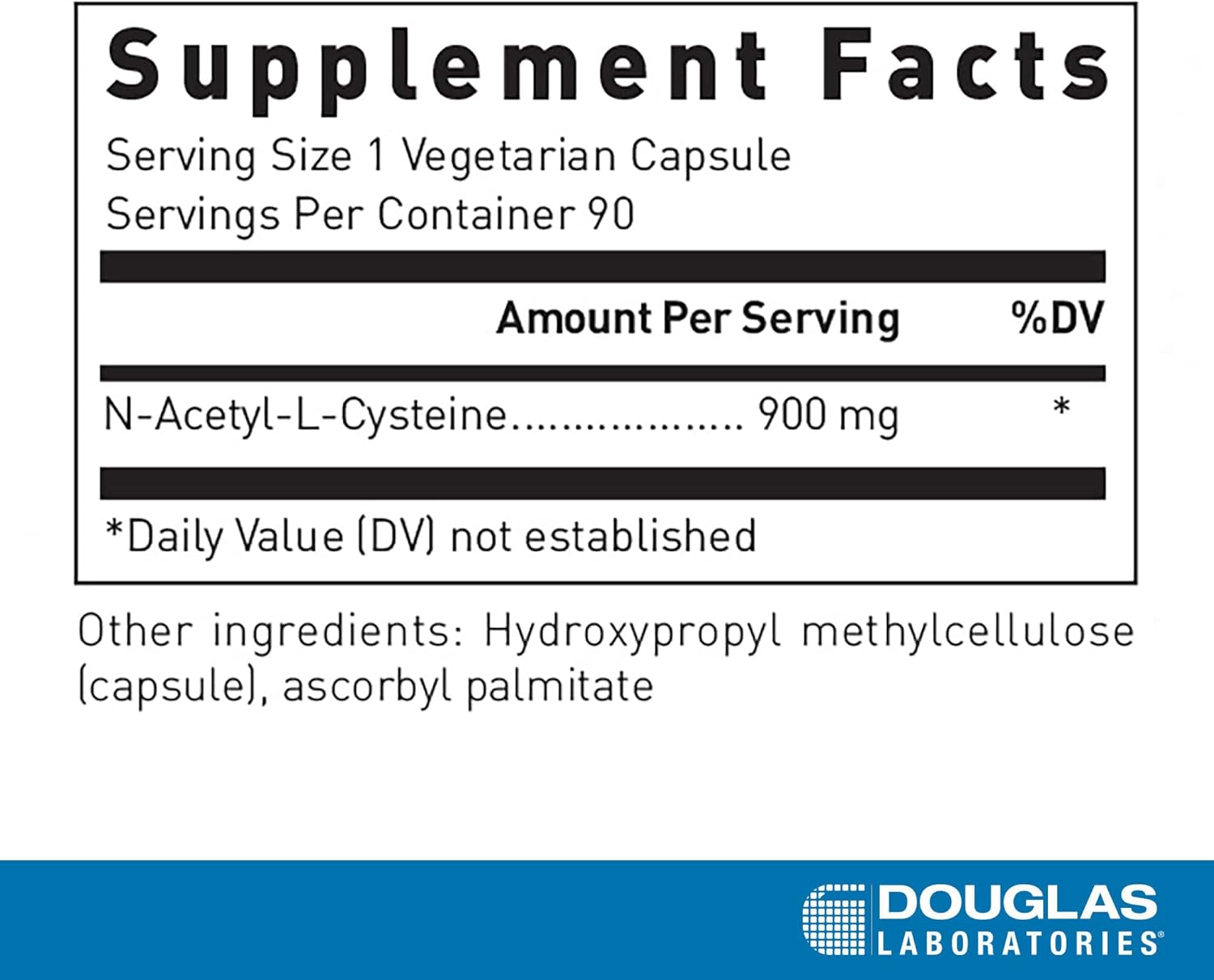 High Potency N-Acetyl-L Cysteine (NAC) 900mg | Antioxidant Support | Glutathione Booster | 90 Capsules