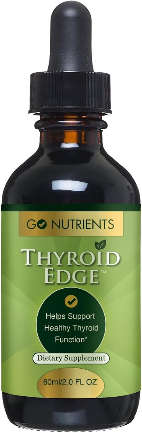 High Potency Nascent Iodine Liquid Drops for Thyroid Support and Metabolism Boost - Non-GMO Gluten-Free Formula to Improve Skin, Hair Loss, and Iodine Levels