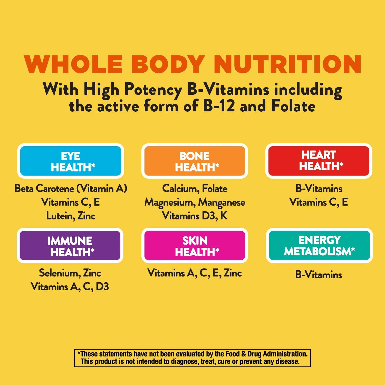 High-Potency Nature's Way Alive! Max3 Multivitamin for Daily Energy Support - 60 Tablets
