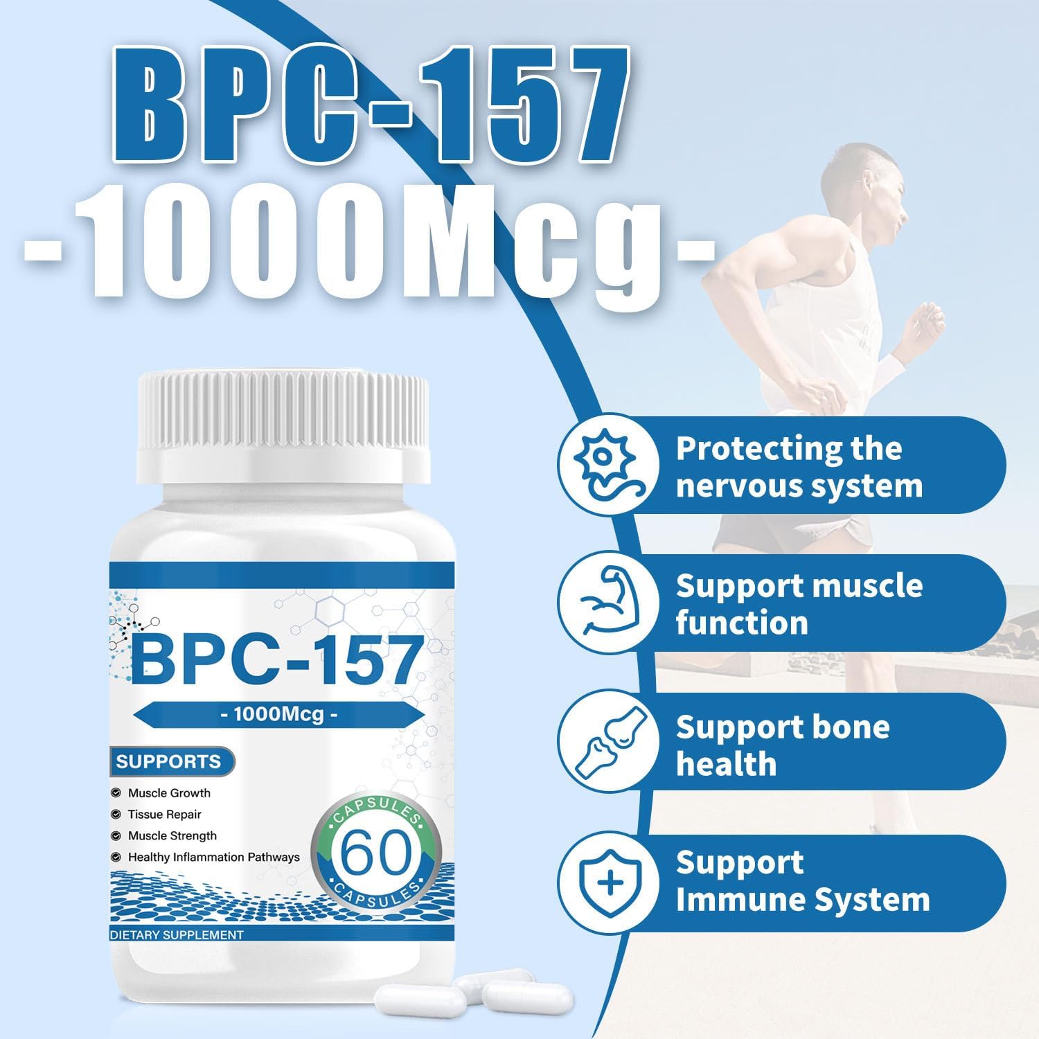 High Potency NLIEOPDA Protective Compound Capsules - 1000 mcg, 60 Capsules