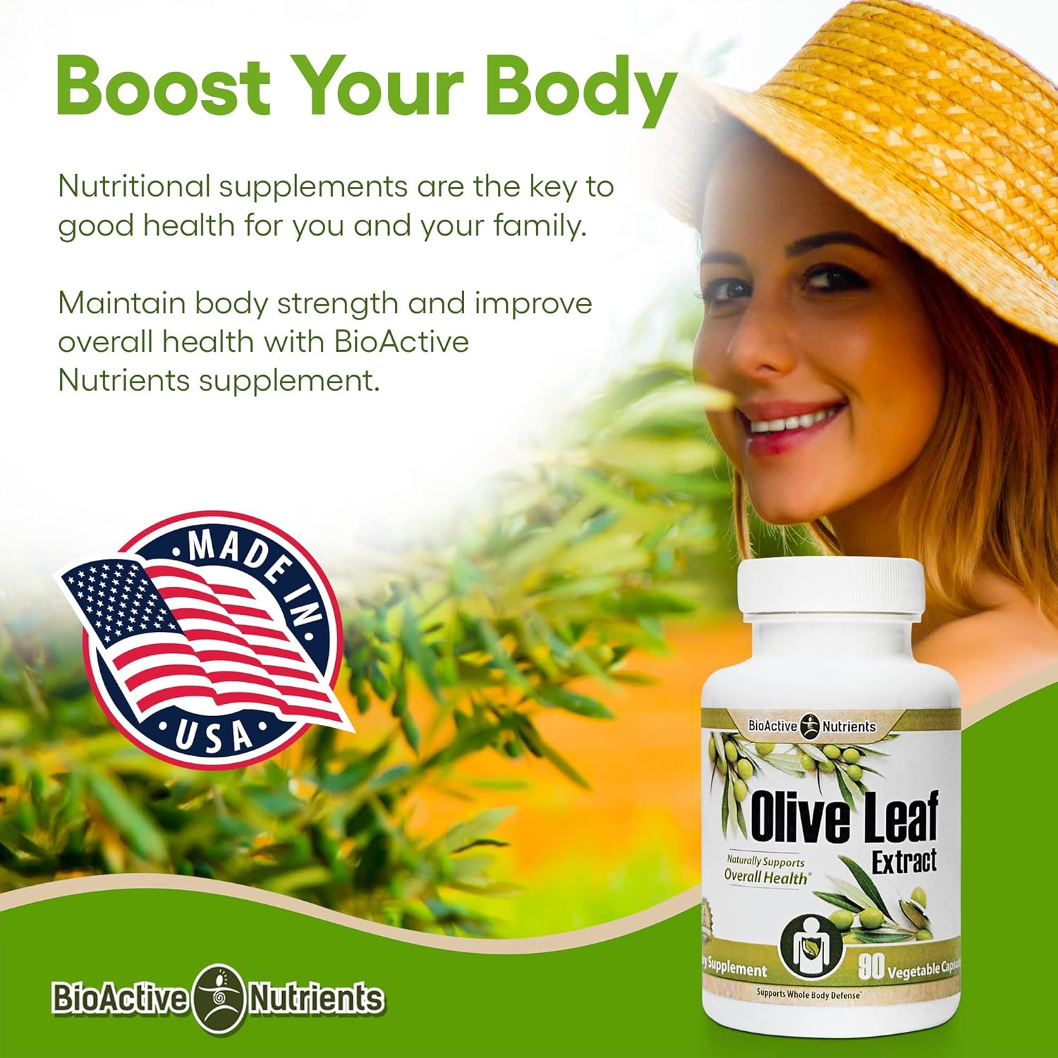 High Potency Olive Leaf Extract 700mg - 180 Capsules - 20% Oleuropein - Promotes Wellness & Immune Support